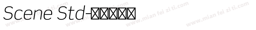 Scene Std字体转换